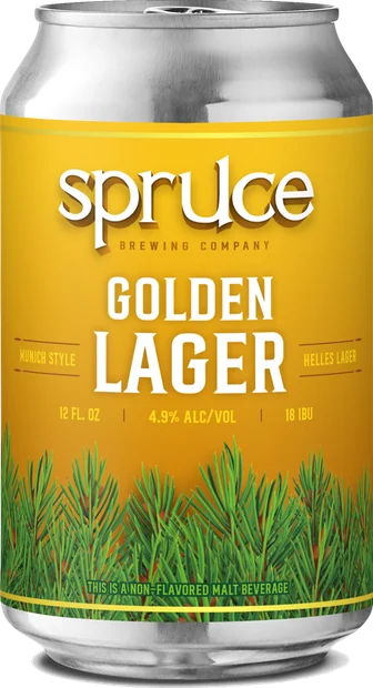 Golden Lager can